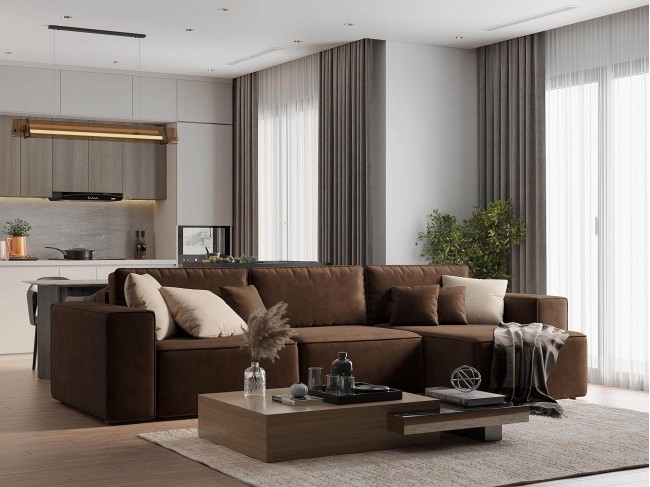 Диван угловой Фессалия Правый фото