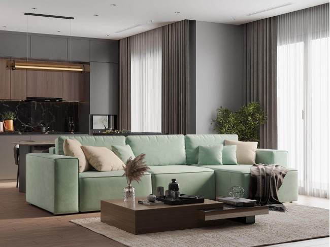 Диван угловой Фессалия Правый фото