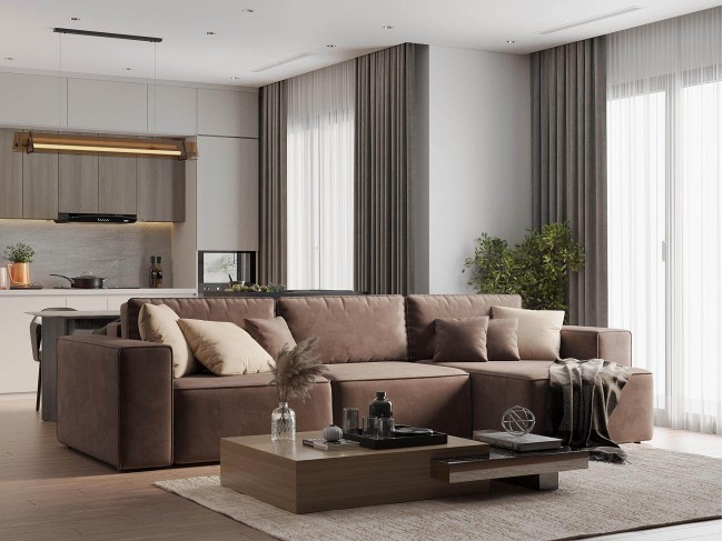 Диван угловой Фессалия Правый фото