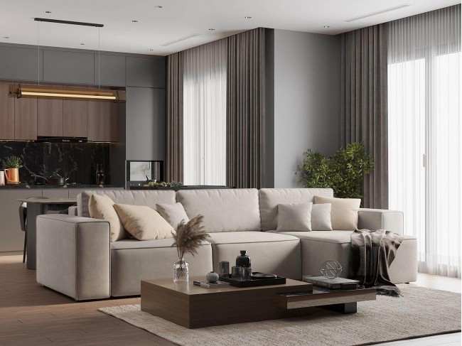 Диван угловой Фессалия Правый фото