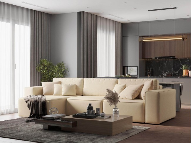 Диван угловой Фессалия Левый фото