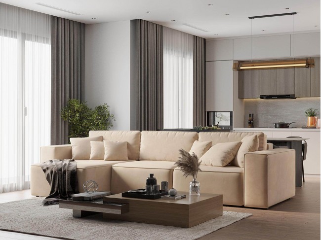 Диван угловой Фессалия Левый фото