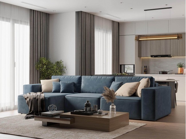 Диван угловой Фессалия Левый фото