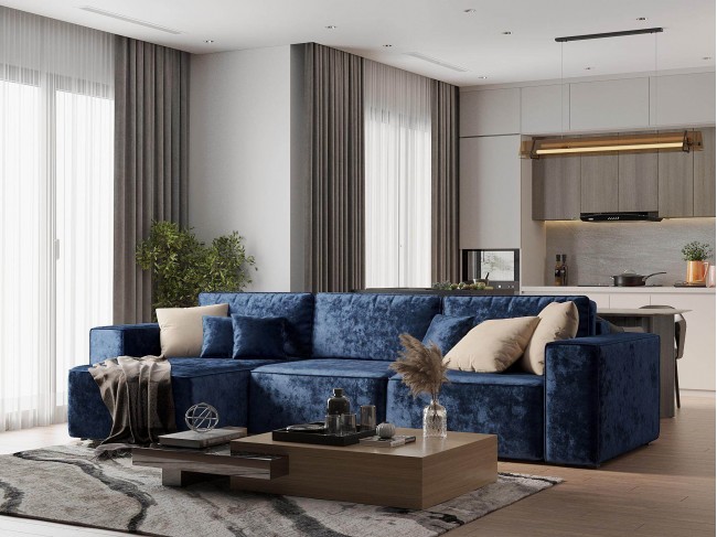 Диван угловой Фессалия Левый фото