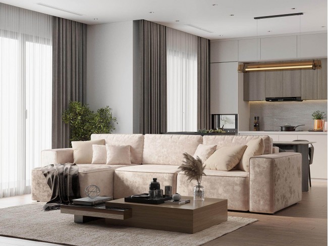 Диван угловой Фессалия Левый фото